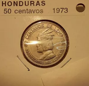 Honduras 1973 Fifty Centavo Copper-Nickel Coin (FAO) AU - Picture 1 of 2