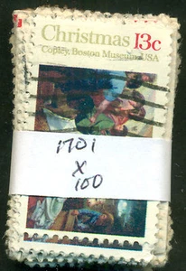 SCOTT # 1701, USED, 100 STAMPS, GREAT PRICE! - Picture 1 of 1