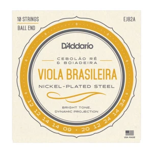 D'Addario EJ82A 10-String NPS Viola Brasileira Strings - Picture 1 of 2