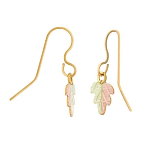 Black Hills Gold Shephard Hook Earrings - Picture 1 of 1