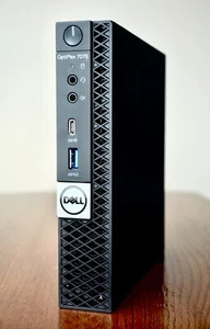 DELL OptiPlex 7070 Micro / i7-9700 - 65 W / 16GB - 756GB SSD / WiFi+BT / POWER - Bild 1 von 18