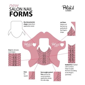 Extensiones de formas de uñas 500 Polish’d London gel acrílico constructor - Imagen 1 de 4