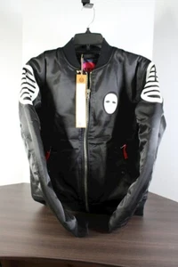 HUSENJI BOMBER JACKET - CHINESE WRITINGS - BOMBER TYPE JACKET - SIZE LARGE - Picture 1 of 5