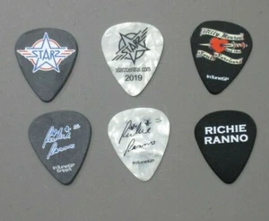 Richie Ranno guitar picks THREE ! (3) STARZ 2019 & More ! - Picture 1 of 1