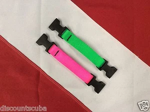 Clip de buceo clip femenino en cada extremo equipo de buceo accesorio verde o rosa 005 - Imagen 1 de 4