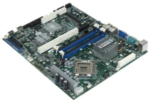 Motherboard Supermicro X7SBT LGA775 4x DDR3 Pcie PCI - Picture 1 of 2