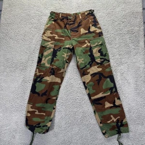 Propper Cargo Pants Mens Small Multicolor Camouflage Military Parachute Ripstop - Picture 1 of 9