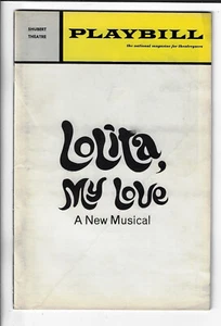 1971 Lolita My Love Musical Playbill Program Philadelphia ShubertTheater Tryout - Picture 1 of 2