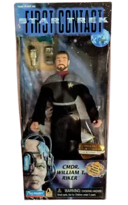 Star Trek First Contact Commander William T. Riker Figure - Foto 1 di 3