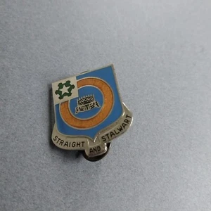 41st Regiment Straight And Stalwart Lapel Hat Jacket Pin - Picture 1 of 2