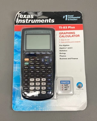Texas Instruments TI-83 Plus Graphing Calculator School or College New Sealed - Image 1 of 4