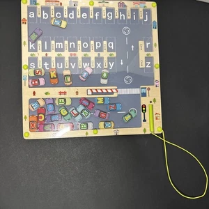 Magnetic Alphabet Maze Letter Puzzle Board, Montessori Toys for 2 3 4 5 Years... - Picture 1 of 5