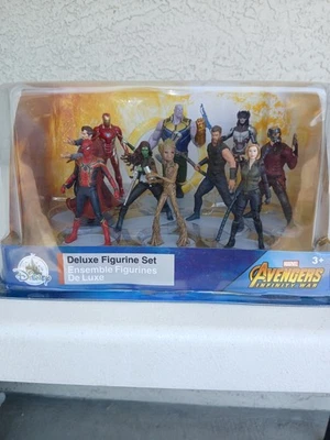 Marvel Avengers Infinity War Deluxe 10 Piece Figurine Set New  - Image 1 of 4