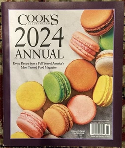 COOKS ILLUSTRATED 2024 ANNUAL- Every Recipe from a Full Year Featuring Macarons - Picture 1 of 1