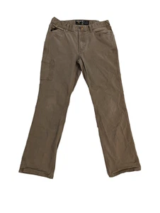 Ariat Rebar M4 Pantalone da Lavoro Relaxed Dritto Tela Tan 34x34 Ottimo - Foto 1 di 8