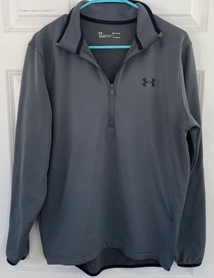 Under Armour Cold Gear Quarter Zip Jacket Black Men’s Medium - Image 1 of 4