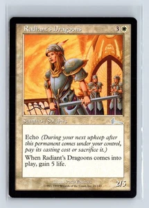 (2x) RADIANT'S DRAGOONS – MTG Magic the Gathering Card – Urza's Legacy - Picture 1 of 6