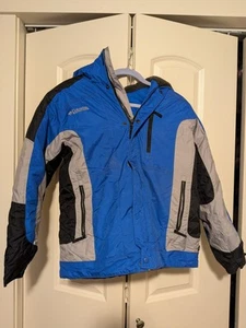 Columbia Youth Blue And Gray Winter Jacket Size 14/16 - Picture 1 of 7