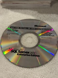 Microsoft SQL Server 2000 Enterprise Edition - CD ONLY/NO SERIAL#!!! - Picture 1 of 1