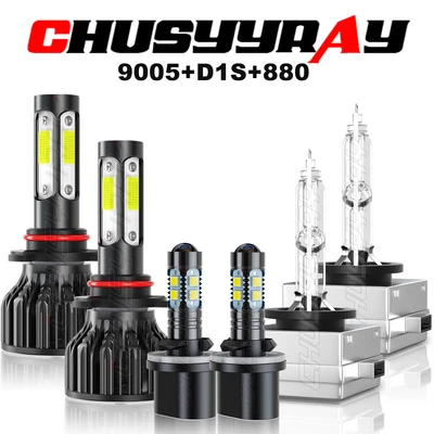 Faro LED HID haz alto/bajo + luz antiniebla 6 bombillas para Cadillac Escalade 2002-2004 Foto 1 de 4