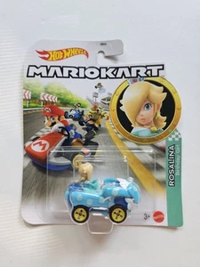 Hot Wheels Mario Kart Rosalina Birthday Girl & Mario Circuit Kart - Picture 1 of 2