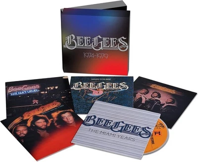 THE BEE GEES- 1974-1979 Albums 5-CD Box Set NEW Mr. Natural/Main Course/Children Foto 1 de 3