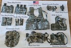15 pc US Army MOLLE II ACU Fighting Load Carrier Vest w/Tons of Extras!15 pieces