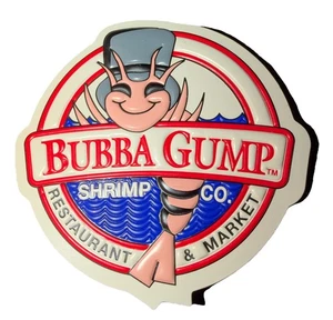 1998 Bubba Gump Shrimp Co. Restaurant & Markt Magnet - Bild 1 von 3