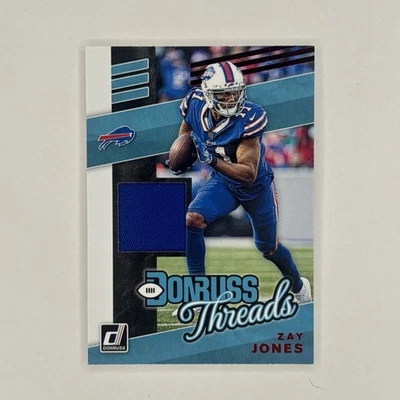 2019 DONRUSS OPTIC THREADS RELIC ZAY JONES #T-35 BILLS RED FONT - Image 1 of 2