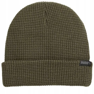 022848-17 Puma Mütze khaki Wintermütze Beanie Damen Herren Warme EU - Picture 1 of 2