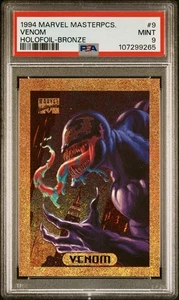 1994 Marvel Masterpieces #9 Venom Holofoil Bronze PSA 9 - Picture 1 of 2