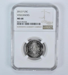 2012-P Washington Quarter ATB Volcanoes MS68 NGC - Picture 1 of 5