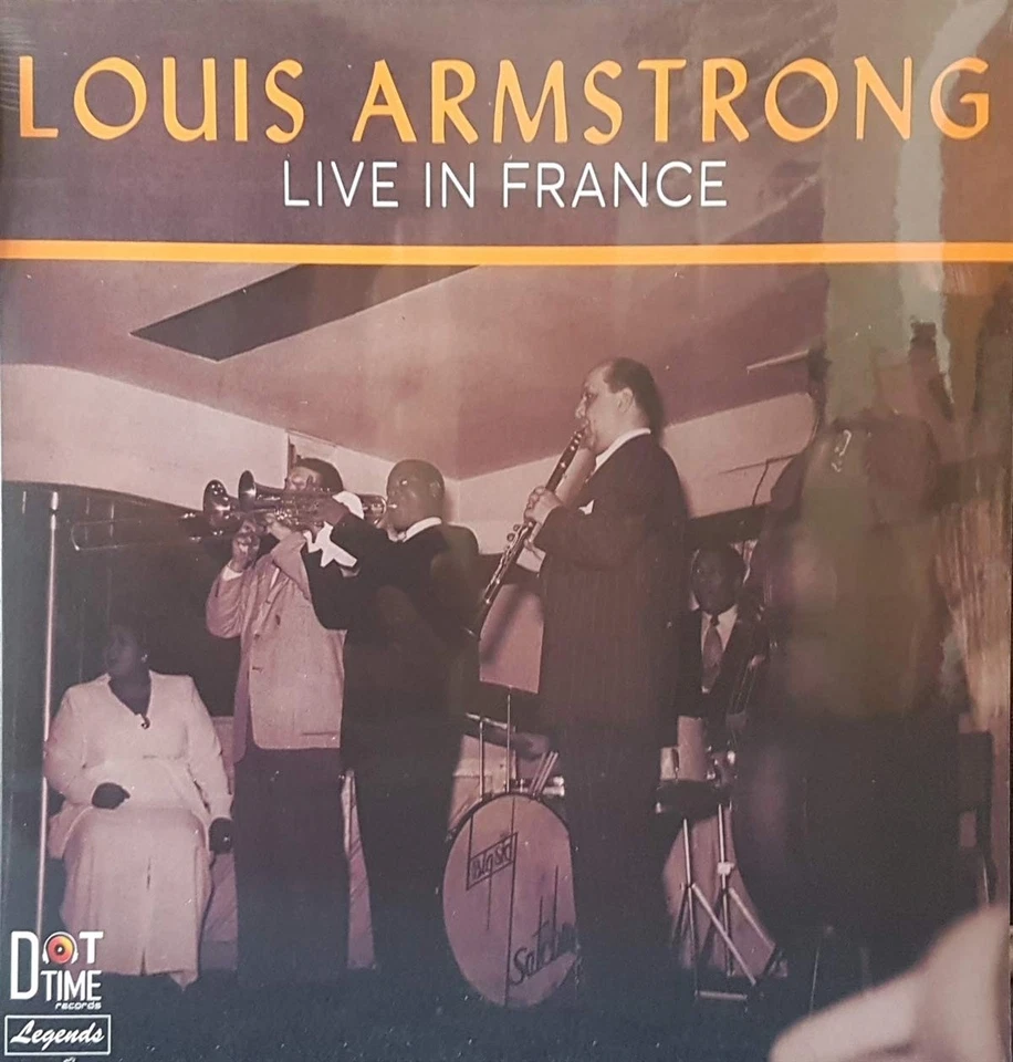 Louis Armstrong Live In France 1948 LP Vinyl DT8557 NEW - Image 1 of 1