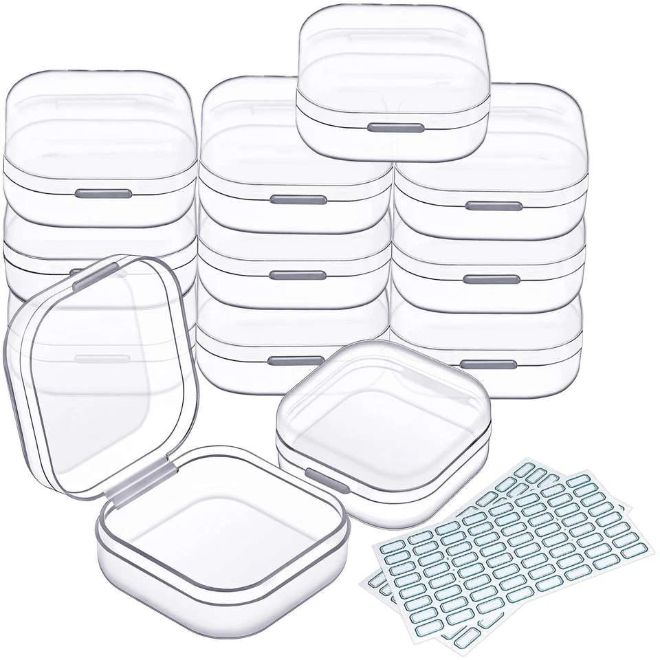 Contenitori Plastica Scatola Plastica con Coperchio Contenitore Piccolo in - Immagine 1 di 4