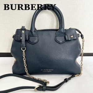 BURBERRY Shoulder Bag Derby Medium Banner - Picture 1 of 11
