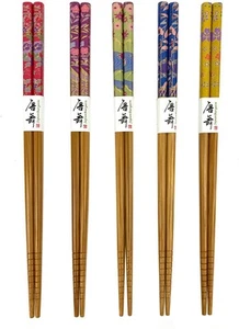 3648, Bamboo Chopsticks Set Reusable Japanese Chinese Korean Wood Chop Sticks... - Picture 1 of 6