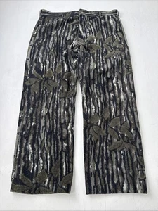 VTG Cabelas Pants Mens 34x26 Whitetail Camo Polar Fleece Hunting 90s - Picture 1 of 7
