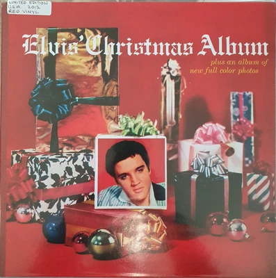 ELVIS PRESLEY "ELVIS' CHRISTMAS ALBUM" FRIDAY MUSIC FRM-1035 RED VINYL GFOLD LP - image 1 of 4