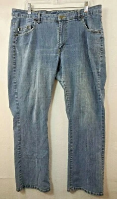 Pantalones de mezclilla azul Bobbie Brooks para mujer 16 36 x 29 Foto 1 de 4