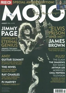 MOJO Magazine August 2004 Led Zeppelin Jimmy Page RHCP James Brown PJ Harvey - Picture 1 of 2