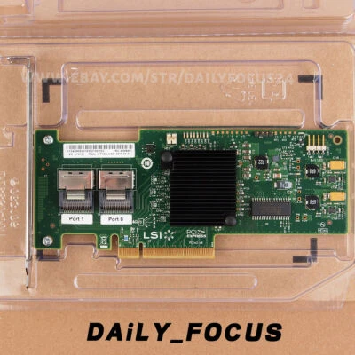 LSI 9220-8i 6Gbps FW:P20 9211-8i IT Mode HBA For IBM M1015 ZFS FreeNAS unRAID - Image 1 of 4