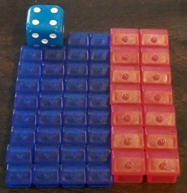 Pokemon Monopoly Poke Center Poke Mart Dice Replacement Parts House Hotels ONLY - Image 1 of 1