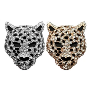 Vent Clips Air Freshener Rhinestone Leopard Car Interior Decor Bling benchmark - Picture 1 of 5