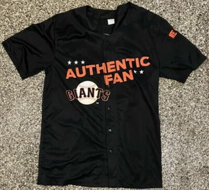 San Francisco SF Giants Black “AUTHENTIC FAN” #14 Jersey 2014 Comcast SGA Medium - Picture 1 of 6