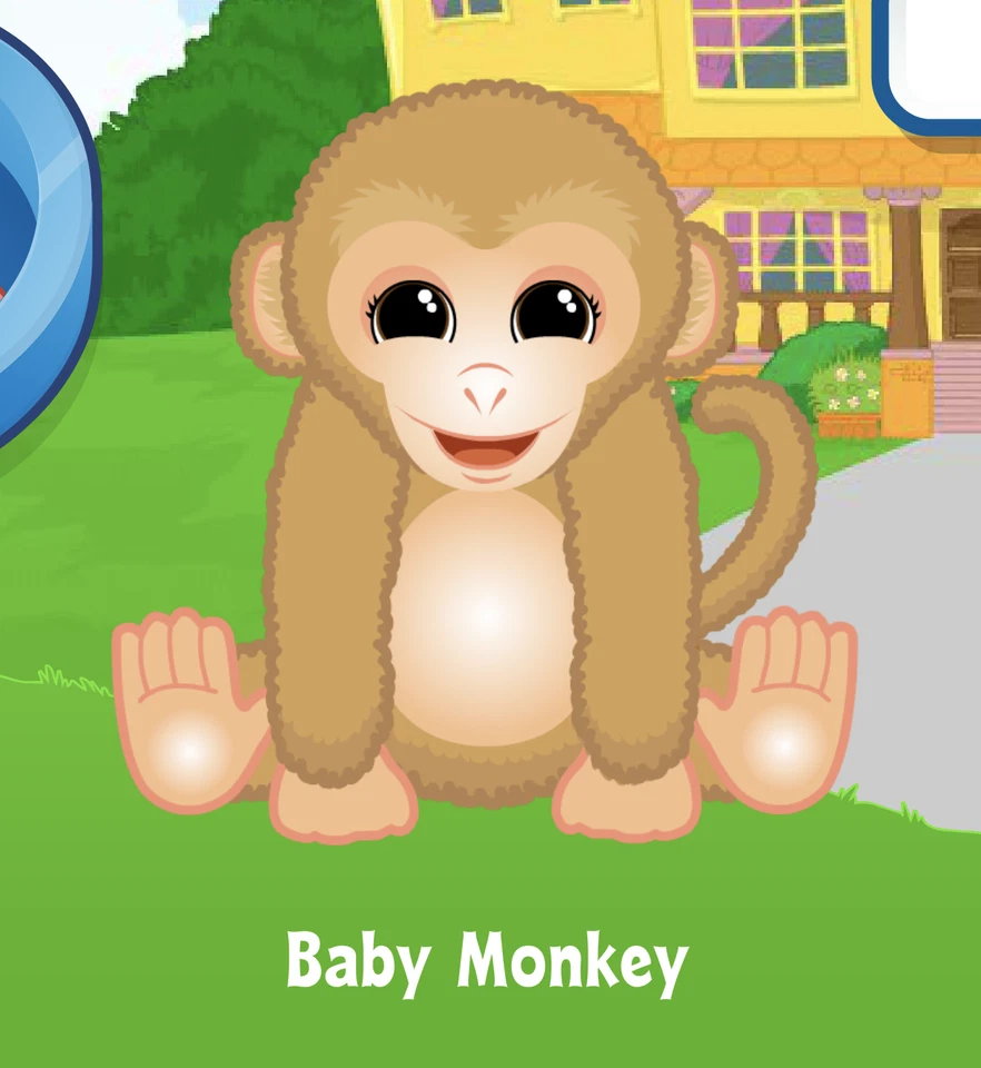 Webkinz Baby Monkey Virtual PET Adoption Code Only Messaged Monkey Baby Code Pet - Image 1 of 1