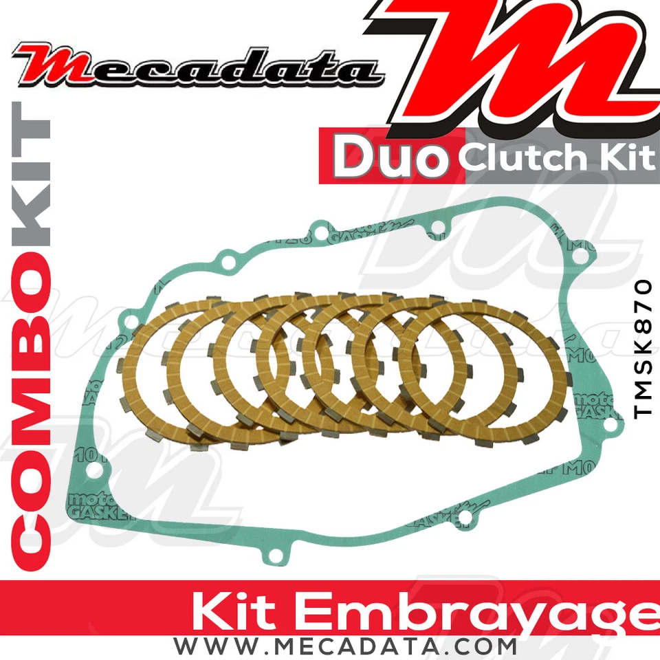 Kit embrayage (disques garnis/joint) Cagiva 125 Mito MK1 (7 vitesses) 1990 - Photo 1/1