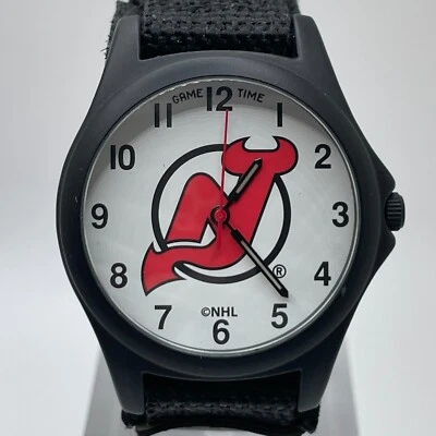 Reloj New Jersey Devils Game Time NFL 36mm Estuche Una Pieza Correa de Nylon Cierre Automático Foto 1 de 4