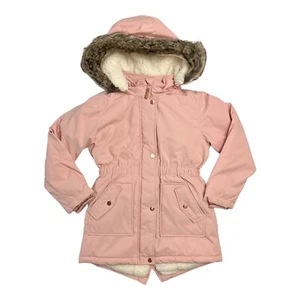 NWT Member's Mark Girl's Wind Resistant Removable Hooded Parka Jacket 10/12 - Picture 1 of 4