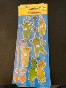 Vintage American Greetings TELETUBBIES Stickers Sheet ~  New 2 Sheets - Picture 1 of 1