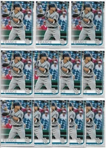 2019 Topps Update Ty France #US129 (12) Card Rookie Lot Padres Twins - Picture 1 of 1